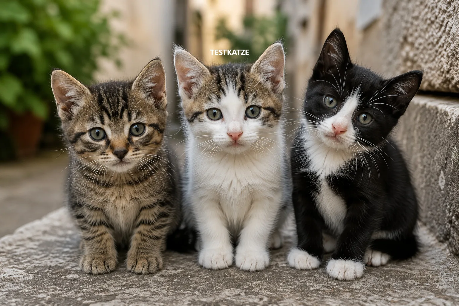 Testkatze bei Rositsa's Fellnasen
